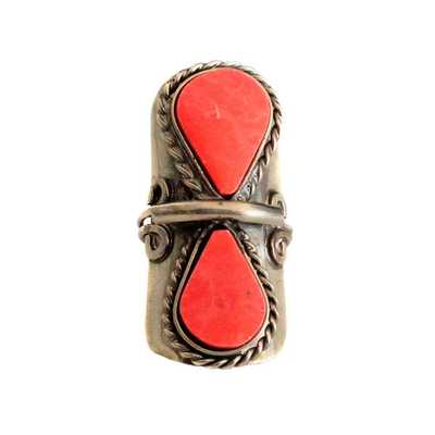 Inka-Products-Bague Pierres Semi-précieuses-Doubles Gouttes