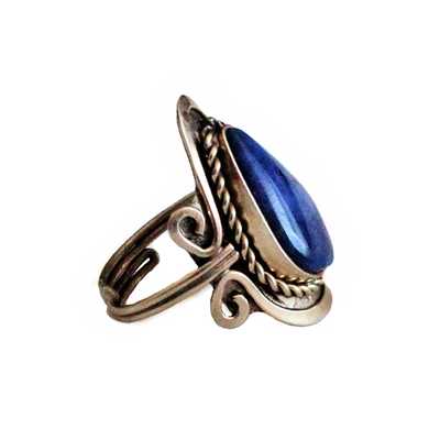 Bague Pierres Semi-précieuses Lapis-lazuli - Inka Products