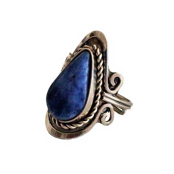 Bague Pierres Semi-précieuses Lapis-lazuli - Inka Products