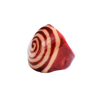 Bague Tagua Batik Spirale Carré Marron - Inka Products