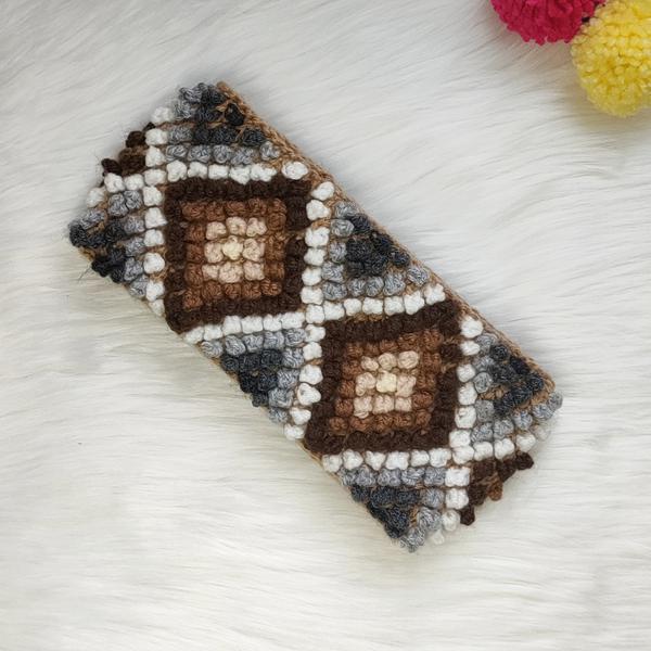 Bandeau MISTRAL en Laine d'Alpaga Motifs Ethniques - Inka Products