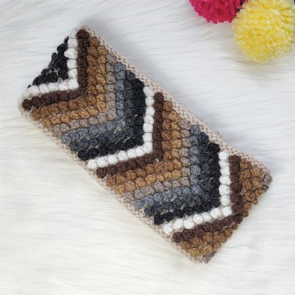 Bandeau MISTRAL en Laine d'Alpaga Motifs Ethniques - Inka Products