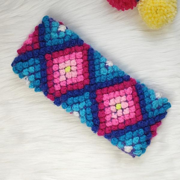 Bandeau MISTRAL en Laine d'Alpaga Motifs Ethniques - Inka Products