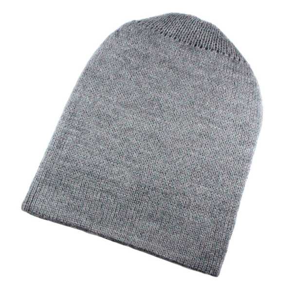 Bonnet Réversible Alpaga Gris et Gris Foncé - Inka Products