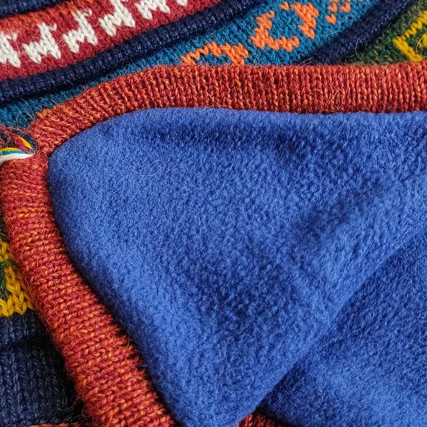 Bonnet Chullo Péruvien Alpaga Tissé Main en Alpaga avec Motifs Ethniques - Inka Products