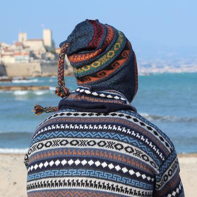 Bonnet Chullo Péruvien Alpaga Tissé Main en Alpaga avec Motifs Ethniques - Inka Products