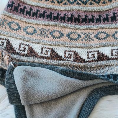 Peruvian Alpaca Chullo Hat Handwoven in Alpaca with Ethnic Motifs - Inka Products