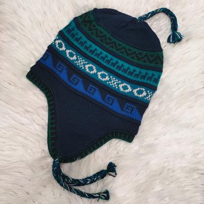 Peruvian Alpaca Chullo Hat Handwoven in Alpaca with Ethnic Motifs - Inka Products