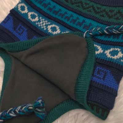 Peruvian Alpaca Chullo Hat Handwoven in Alpaca with Ethnic Motifs - Inka Products