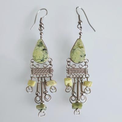 Inka-Products-Boucles d'oreilles Moyennes en Pierres Semi-précieuses-Pierres Précieuses