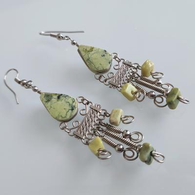 Aretes Medianos en Piedras Semipreciosas Piedras Preciosas - Inka Products