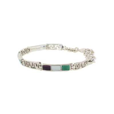 Pulsera YATI de Plata Plata 950 con piedras naturales - Inka Products