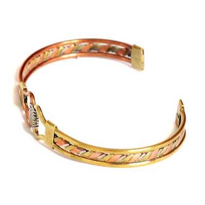 Bracelet Péruvien ÑAWI Trois Métaux - Inka Products