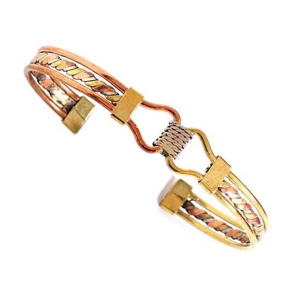 Bracelet Péruvien ÑAWI Trois Métaux - Inka Products