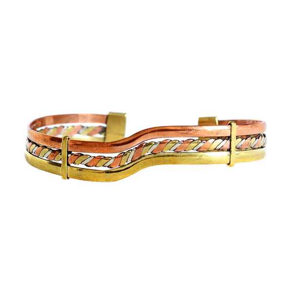 Bracelet Péruvien PATA Trois Métaux - Inka Products