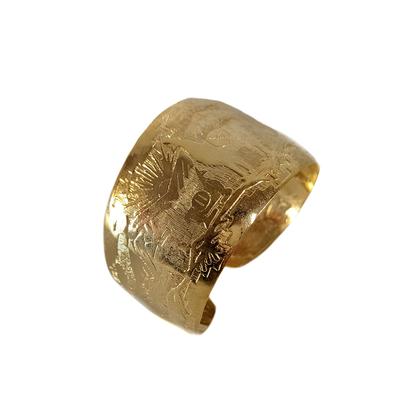 Pulsera Ancha Peruana Los Andes - Inka Products