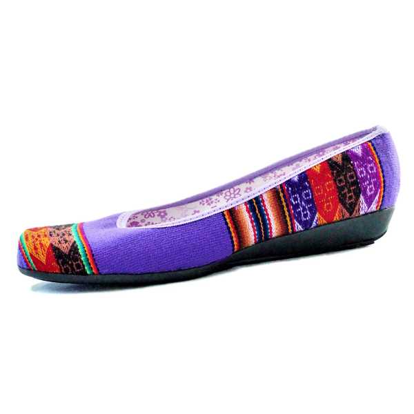 Ballerines Péruviennes Violettes - Inka Products