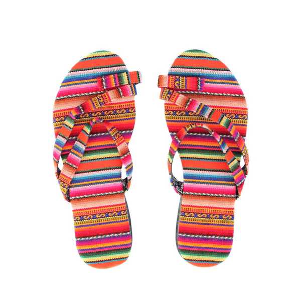 Sandales Péruviennes Orange - Inka Products