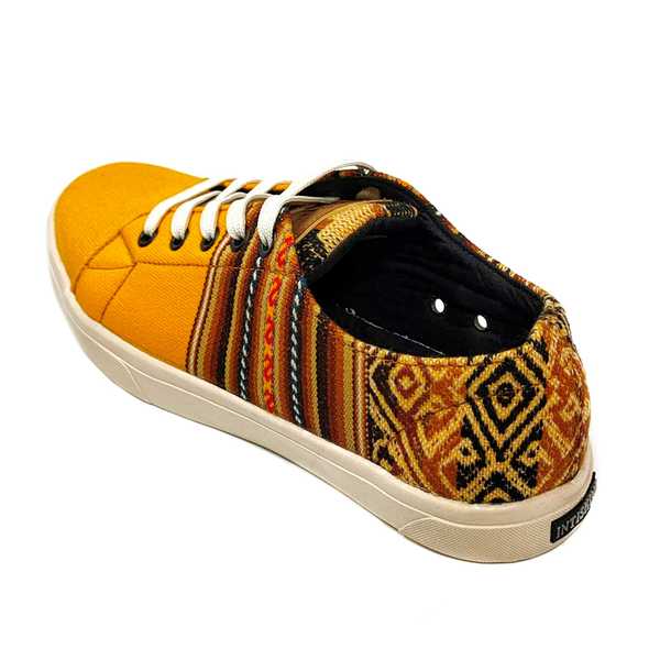 Sneakers Baskets Basses LUCUMA Tissu Péruvien Motif Ethniques Homme-Femme - Inka Products