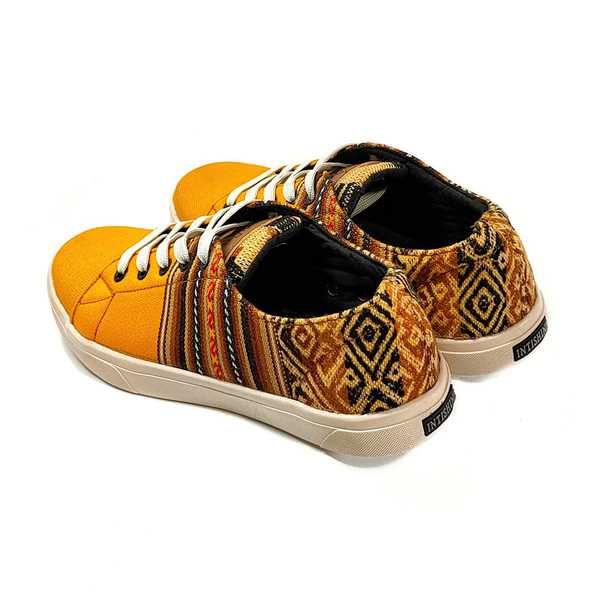 Sneakers Baskets Basses LUCUMA Tissu Péruvien Motif Ethniques Homme-Femme - Inka Products