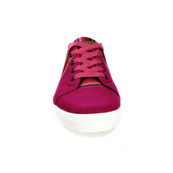 Sneakers Baskets Basses FLOR DE LA CANTUTA Tissu Péruvien Motif Ethniques Homme-Femme - Inka Products
