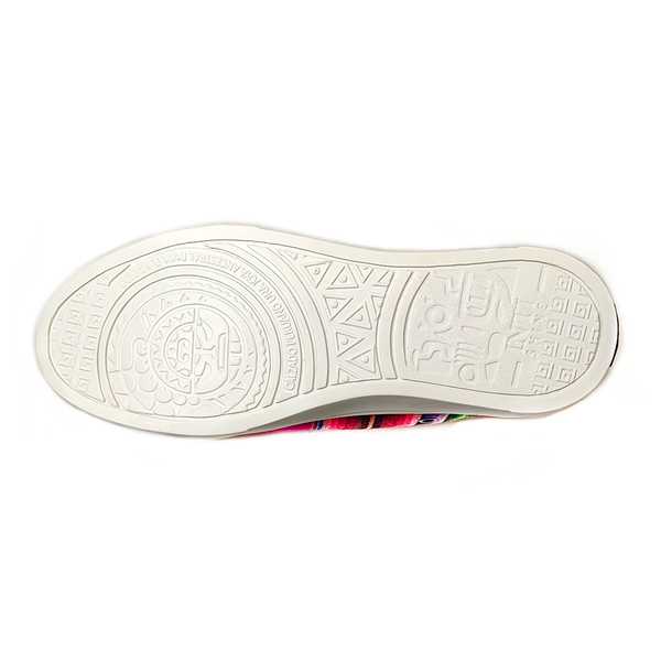 Sneakers Baskets Basses FLOR DE LA CANTUTA Tissu Péruvien Motif Ethniques Homme-Femme - Inka Products