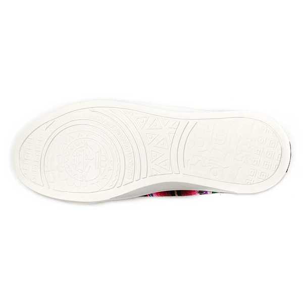 Sneakers Baskets Basses NEGRITOS DE HUANUCO Tissu Péruvien Motif Ethniques Homme-Femme - Inka Products