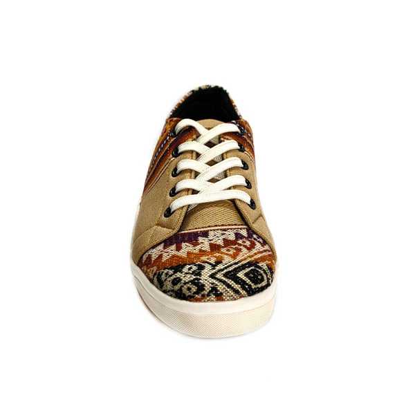 Sneakers Baskets Basses HUACACHINA Tissu Péruvien Motif Ethniques Homme-Femme - Inka Products