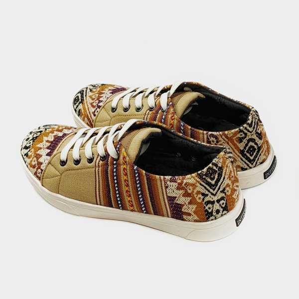 Sneakers Baskets Basses HUACACHINA Tissu Péruvien Motif Ethniques Homme-Femme - Inka Products