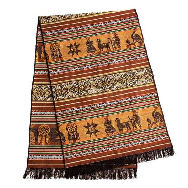 Chemin de Table Péruvien Marron ALLIN RURAY - Inka Products