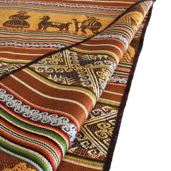 Chemin de Table Péruvien Marron ALLIN RURAY - Inka Products