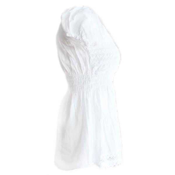 Blouse à Épaule Dénudée Évasé Coton Péruvien - Inka Products