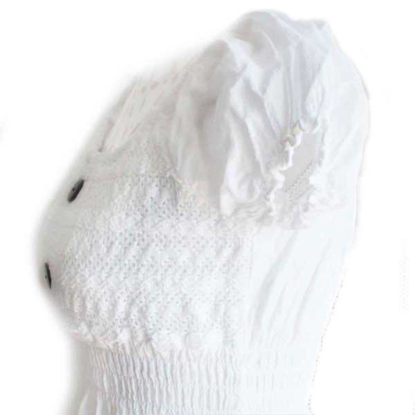 Blouse à Épaule Dénudée Évasé Coton Péruvien - Inka Products