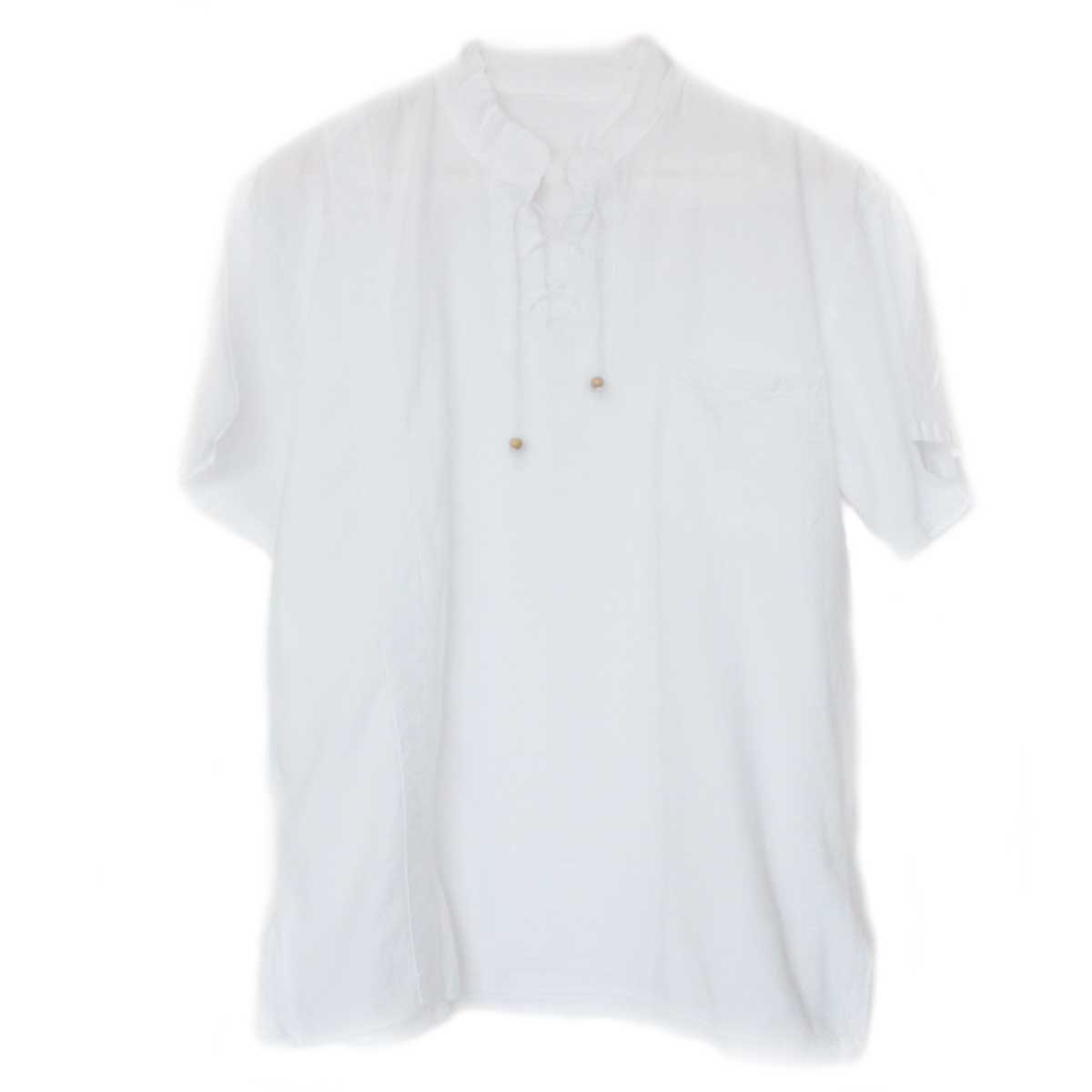Chemise Col Mao Homme-Coton Péruvien
