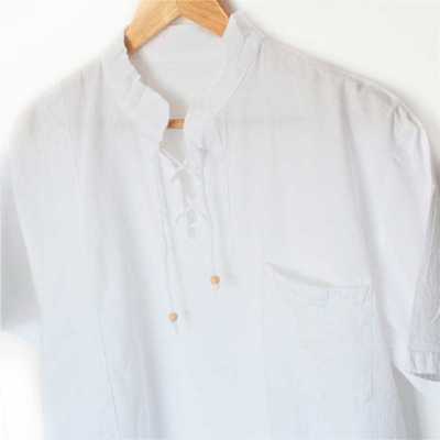 Chemise Col Mao Homme Coton Péruvien - Inka Products
