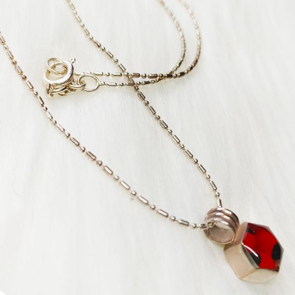 Collier Pendentif en Argent - Huairuro Argent 950/1000 Héxagone - Inka Products