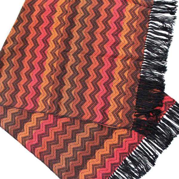 Châle SAYTU Orange motifs ethniques - Inka Products