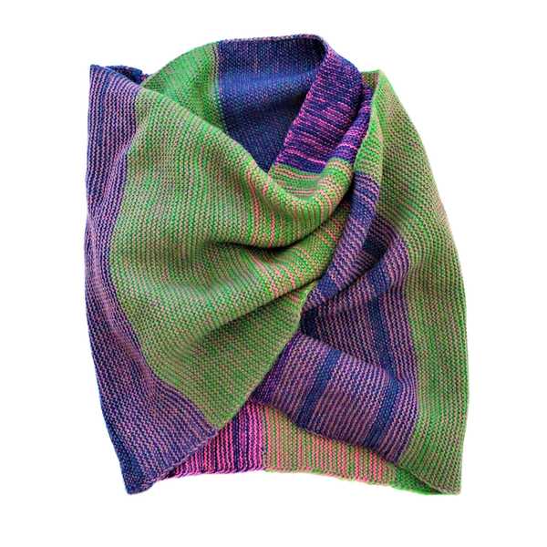 Écharpe QUMIR Vert et Violet - Inka Products