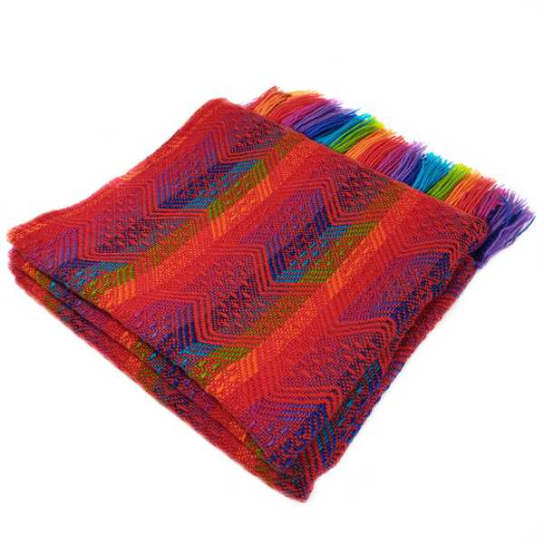 Écharpe Péruvienne SAYTU Alpaga Motifs ethniques - Inka Products