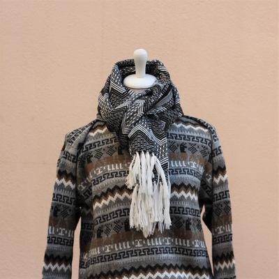 Inka-Products-Écharpe Péruvienne SAYTU-Alpaga Motifs Ethniques