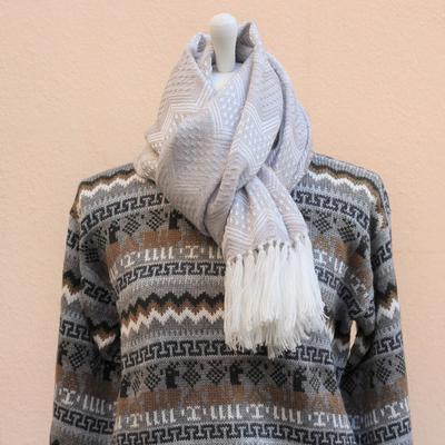 Inka-Products-Écharpe Péruvienne SAYTU-Alpaga Motifs Ethniques