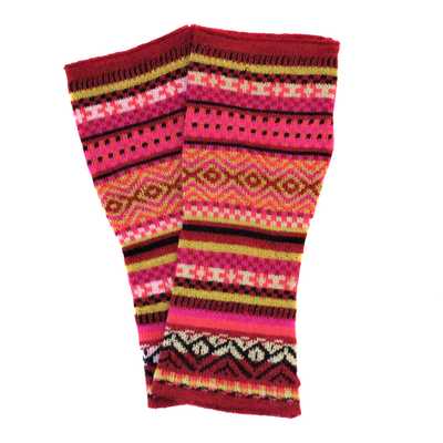 Mitaines Longues Colorées Motifs Ethniques - Inka Products