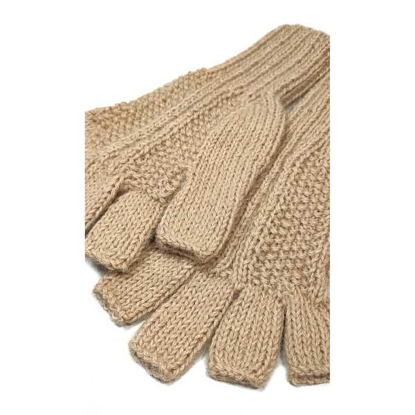 Gants Mitaines Alpaga Homme Tissu Tricotés au Pérou - Inka Products