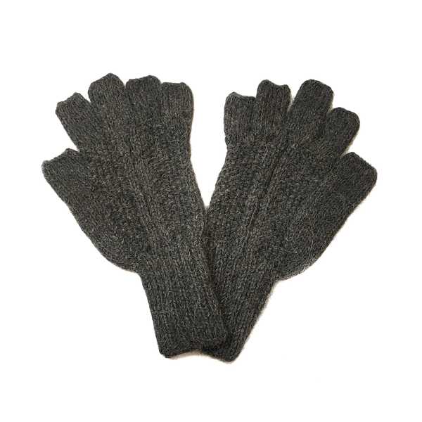 Gants Mitaines Alpaga Homme Tissu Tricotés au Pérou - Inka Products