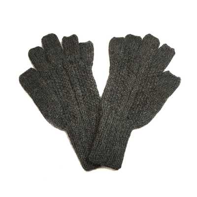 Gants Mitaines Alpaga Homme Tissu Tricotés au Pérou - Inka Products