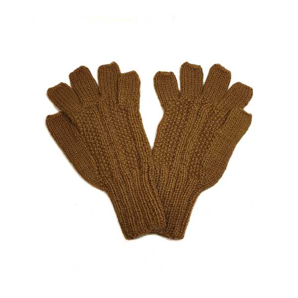 Gants Mitaines Alpaga Homme Tissu Tricotés au Pérou - Inka Products