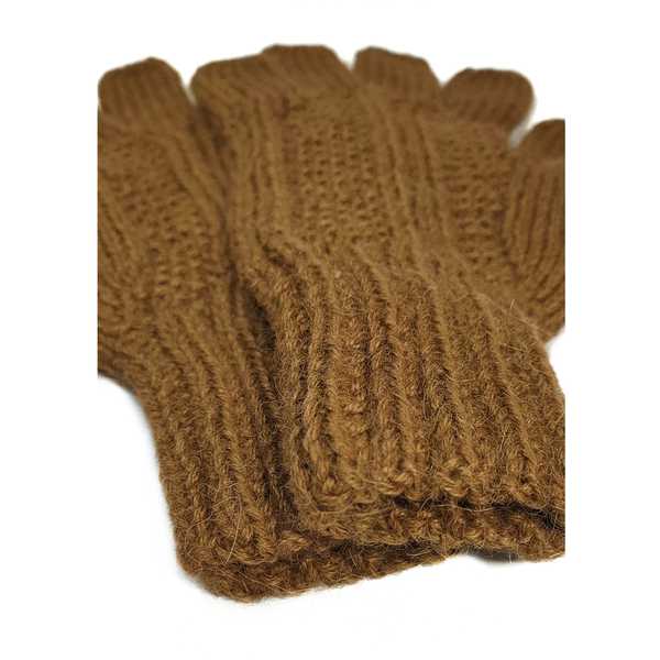 Gants Mitaines Alpaga Homme Tissu Tricotés au Pérou - Inka Products