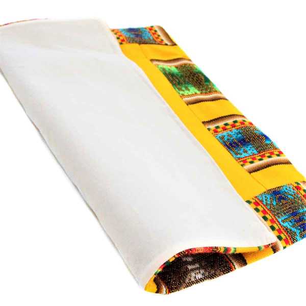 Housse Coussin Péruvienne Jaune Las Chismosas - Inka Products