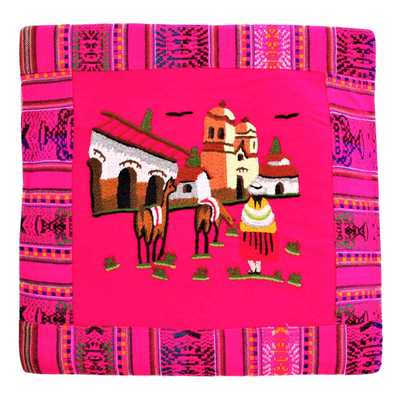 Inka-Products-Housse Coussin Péruvienne-Pueblo Andino