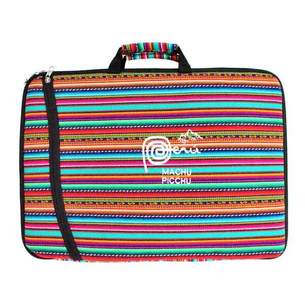 Housse Ordinateur Portable Tissu Péruvien Machu Picchu - Inka Products